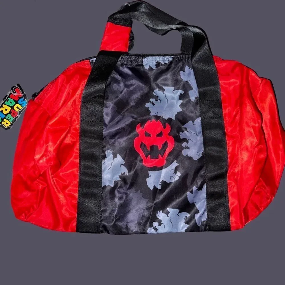 NWT Official Nintendo Bowser Duffell Bag HTF B11